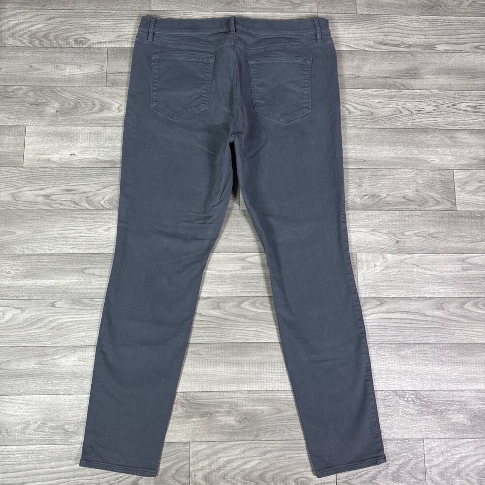 LOFT Modern Skinny Jeans High Rise Stretch Slate Gray sz 32/14 - Picture 6 of 7